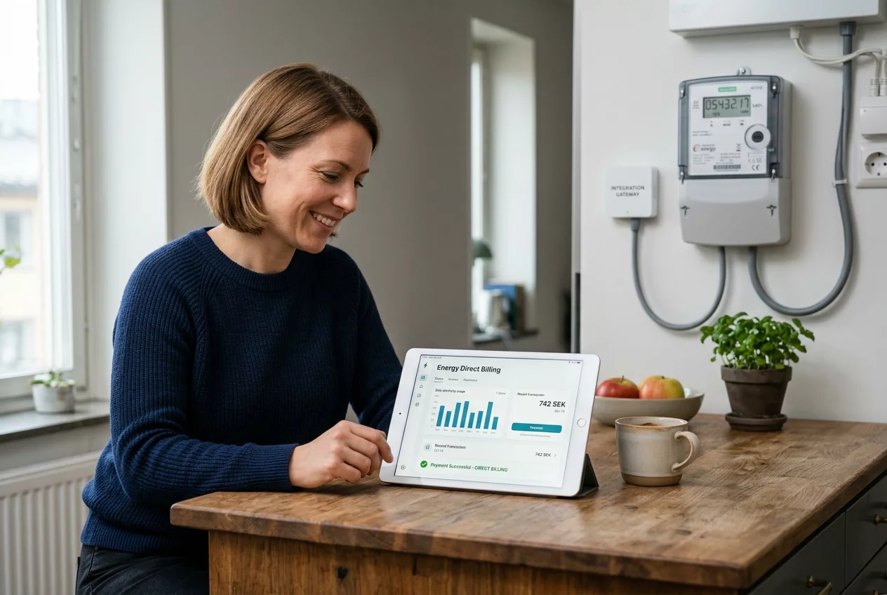 Digital Energy Meter Integration and Direct Billing Service